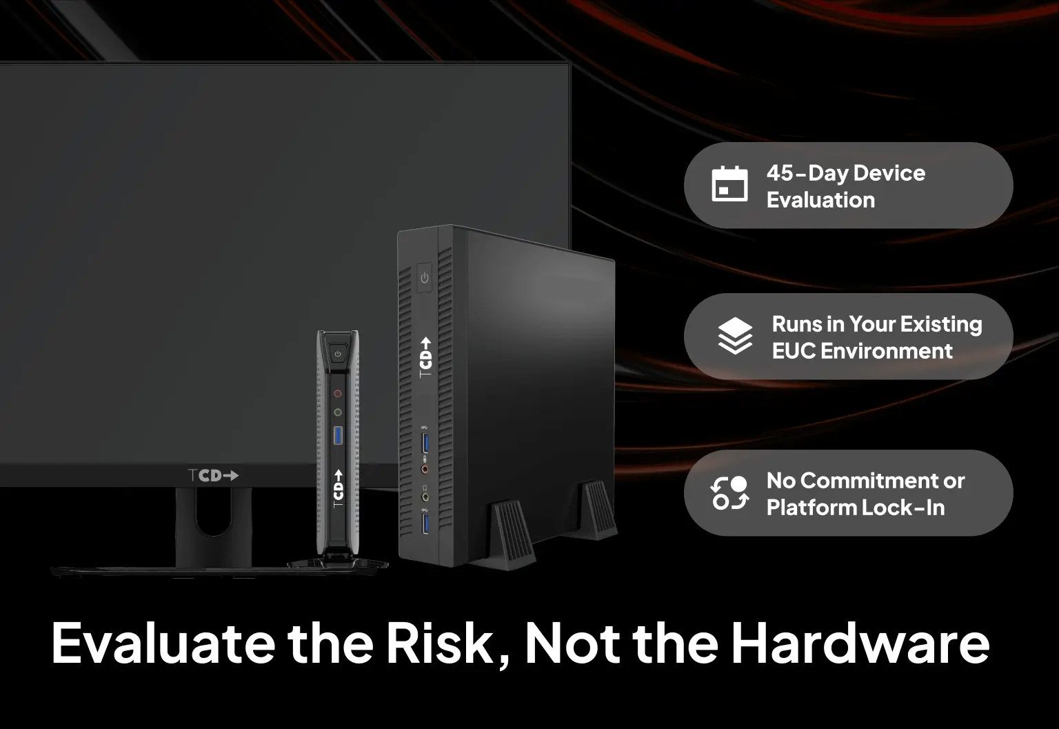 TCD thin client evaluation program for deployment in existing EUC environments like Azure Virtual Desktop and Citrix
